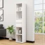 Engineered wood glossy white shelf 36x30x171 cm by vidaXL, Bookcases and shelves - Ref: Foro24-802873, Price: 96,99 €, Discou...