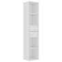 Engineered wood glossy white shelf 36x30x171 cm by vidaXL, Bookcases and shelves - Ref: Foro24-802873, Price: 98,78 €, Discou...