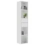 Engineered wood glossy white shelf 36x30x171 cm by vidaXL, Bookcases and shelves - Ref: Foro24-802873, Price: 96,99 €, Discou...