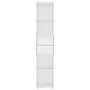 Engineered wood glossy white shelf 36x30x171 cm by vidaXL, Bookcases and shelves - Ref: Foro24-802873, Price: 96,99 €, Discou...