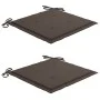 Sillas de jardín con cojines 2 unidades madera maciza de acacia de , Sillas de jardín - Ref: Foro24-3061183, Precio: 155,69 €...