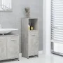 Armario de baño madera contrachapada gris hormigón 30x30x95 cm de vidaXL, Muebles de baño - Ref: Foro24-802592, Precio: 42,17...