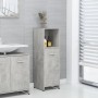 Badezimmerschrank aus betongrauem Sperrholz, 30 x 30 x 95 cm von vidaXL, Badezimmermöbel - Ref: Foro24-802592, Preis: 42,69 €...