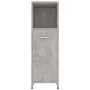 Armario de baño madera contrachapada gris hormigón 30x30x95 cm de vidaXL, Muebles de baño - Ref: Foro24-802592, Precio: 42,17...