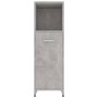 Badezimmerschrank aus betongrauem Sperrholz, 30 x 30 x 95 cm von vidaXL, Badezimmermöbel - Ref: Foro24-802592, Preis: 42,69 €...