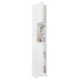 Armario baño madera contrachapada blanco brillo 32x25,5x190 cm