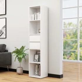 Bücherregal aus Sperrholz weiß 36x30x171 cm von vidaXL, Bücherregale und Regale - Ref: Foro24-802867, Preis: 76,54 €, Rabatt: %