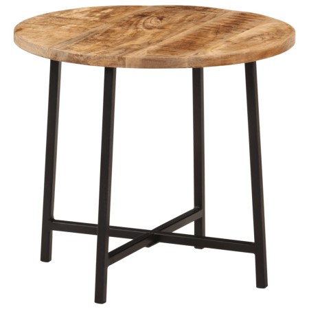 Mesa de centro hierro y madera maciza de mango 45x45x40 cm by , Coffee table - Ref: Foro24-371969, Price: 51,84 €, Discount: %