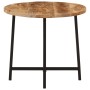 Mesa de centro hierro y madera maciza de mango 45x45x40 cm by , Coffee table - Ref: Foro24-371969, Price: 51,84 €, Discount: %
