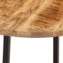 Eisen- und massiver Mangoholz-Couchtisch 45x45x40 cm von , Couchtisch - Ref: Foro24-371969, Preis: 50,89 €, Rabatt: %
