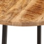 Mesa de centro hierro y madera maciza de mango 45x45x40 cm by , Coffee table - Ref: Foro24-371969, Price: 51,84 €, Discount: %