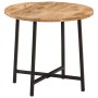 Mesa de centro hierro y madera maciza de mango 45x45x40 cm by , Coffee table - Ref: Foro24-371969, Price: 51,84 €, Discount: %