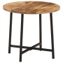 Mesa de centro hierro y madera maciza de mango 45x45x40 cm by , Coffee table - Ref: Foro24-371969, Price: 51,84 €, Discount: %