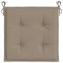 Garden chair cushions 6 pcs taupe Oxford fabric 40x40x3 cm by , Cushions for chairs and sofas - Ref: Foro24-314019, Price: 46...