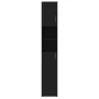 Armario de baño madera contrachapada negro 32x25,5x190 cm de vidaXL, Muebles de baño - Ref: Foro24-802877, Precio: 71,52 €, D...