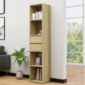 Regal aus Sonoma-Eichensperrholz, 36 x 30 x 171 cm von vidaXL, Bücherregale und Regale - Ref: Foro24-802870, Preis: 68,33 €, ...
