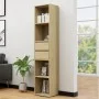 Estantería madera contrachapada color roble Sonoma 36x30x171 cm de vidaXL, Librerías y estanterías - Ref: Foro24-802870, Prec...