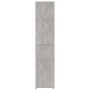 Betongrauer Schuhschrank aus Sperrholz, 80 x 39 x 178 cm von vidaXL, Schuhregale und Schuhorganisatoren - Ref: Foro24-802862,...