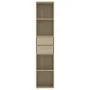 Estantería madera contrachapada color roble Sonoma 36x30x171 cm de vidaXL, Librerías y estanterías - Ref: Foro24-802870, Prec...