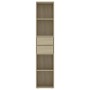 Estantería madera contrachapada color roble Sonoma 36x30x171 cm de vidaXL, Librerías y estanterías - Ref: Foro24-802870, Prec...