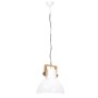 Lámpara colgante industrial 25 W blanca redonda 40 cm E27 de vidaXL, Lámparas - Ref: Foro24-320538, Precio: 81,18 €, Descuent...