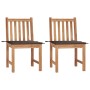 Gartenstühle 2 Einheiten aus massivem Teakholz mit Kissen von , Gartenstühle - Ref: Foro24-3062924, Preis: 244,02 €, Rabatt: %