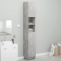 Armario de baño contrachapada gris hormigón 32x25,5x190 cm de vidaXL, Muebles de baño - Ref: Foro24-802880, Precio: 69,54 €, ...
