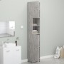 Armario de baño contrachapada gris hormigón 32x25,5x190 cm de vidaXL, Muebles de baño - Ref: Foro24-802880, Precio: 69,54 €, ...
