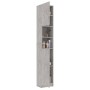 Armario de baño contrachapada gris hormigón 32x25,5x190 cm de vidaXL, Muebles de baño - Ref: Foro24-802880, Precio: 69,54 €, ...
