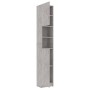 Armario de baño contrachapada gris hormigón 32x25,5x190 cm de vidaXL, Muebles de baño - Ref: Foro24-802880, Precio: 69,54 €, ...
