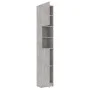 Concrete gray plywood bathroom cabinet 32x25.5x190 cm by vidaXL, Bathroom furniture - Ref: Foro24-802880, Price: 68,50 €, Dis...
