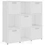 Estantería librería madera contrachapada blanco 90x30x90 cm de vidaXL, Librerías y estanterías - Ref: Foro24-802930, Precio: ...