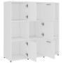 Bücherregal aus weißem Sperrholz, 90 x 30 x 90 cm von vidaXL, Bücherregale und Regale - Ref: Foro24-802930, Preis: 84,77 €, R...