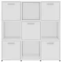 Bücherregal aus weißem Sperrholz, 90 x 30 x 90 cm von vidaXL, Bücherregale und Regale - Ref: Foro24-802930, Preis: 82,47 €, R...