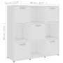 Bücherregal aus weißem Sperrholz, 90 x 30 x 90 cm von vidaXL, Bücherregale und Regale - Ref: Foro24-802930, Preis: 84,77 €, R...