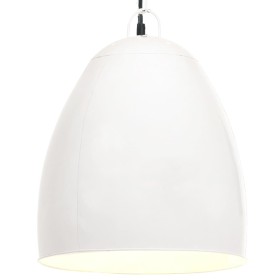 Lámpara colgante industrial redonda 25 W blanca 42 cm E27 de vidaXL, Lámparas - Ref: Foro24-320558, Precio: 50,37 €, Descuent...