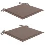 Garden chairs and table with solid acacia wood cushions. by , Garden sets - Ref: Foro24-3061283, Price: 149,44 €, Discount: %