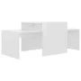 Mesa de centro madera contrachapada blanco brillo 100x48x40 cm de vidaXL, Mesas de centro - Ref: Foro24-802918, Precio: 61,21...