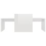 Couchtisch aus glänzend weißem Sperrholz, 100 x 48 x 40 cm von vidaXL, Couchtisch - Ref: Foro24-802918, Preis: 62,24 €, Rabat...
