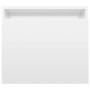 Mesa de centro madera contrachapada blanco brillo 100x48x40 cm de vidaXL, Mesas de centro - Ref: Foro24-802918, Precio: 62,15...