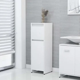 Badezimmerschrank aus weißem Sperrholz, 30 x 30 x 95 cm von vidaXL, Badezimmermöbel - Ref: Foro24-802660, Preis: 56,68 €, Rab...