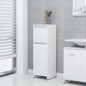 White plywood bathroom cabinet 30x30x95 cm by vidaXL, Bathroom furniture - Ref: Foro24-802660, Price: 54,61 €, Discount: %