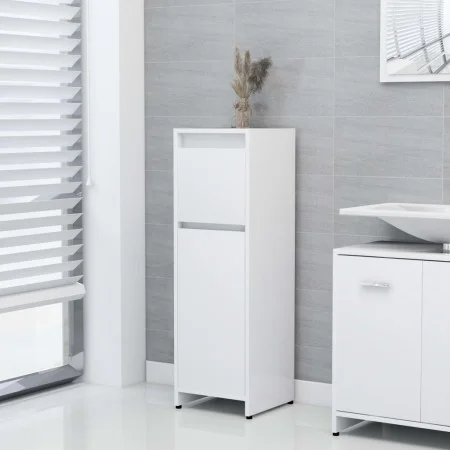 Badezimmerschrank aus weißem Sperrholz, 30 x 30 x 95 cm von vidaXL, Badezimmermöbel - Ref: Foro24-802660, Preis: 56,68 €, Rab...