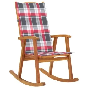 Rocking chair with solid acacia wood cushions by , Garden chairs - Ref: Foro24-3064192, Price: 200,00 €, Discount: %