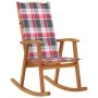 Silla mecedora con cojines madera maciza de acacia de , Sillas de jardín - Ref: Foro24-3064192, Precio: 200,00 €, Descuento: %
