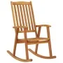 Silla mecedora con cojines madera maciza de acacia de , Sillas de jardín - Ref: Foro24-3064192, Precio: 200,00 €, Descuento: %