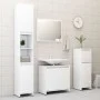Badezimmerschrank aus weißem Sperrholz, 30 x 30 x 95 cm von vidaXL, Badezimmermöbel - Ref: Foro24-802660, Preis: 56,68 €, Rab...