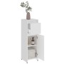 Badezimmerschrank aus weißem Sperrholz, 30 x 30 x 95 cm von vidaXL, Badezimmermöbel - Ref: Foro24-802660, Preis: 54,61 €, Rab...