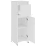 Badezimmerschrank aus weißem Sperrholz, 30 x 30 x 95 cm von vidaXL, Badezimmermöbel - Ref: Foro24-802660, Preis: 56,68 €, Rab...