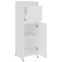 Badezimmerschrank aus weißem Sperrholz, 30 x 30 x 95 cm von vidaXL, Badezimmermöbel - Ref: Foro24-802660, Preis: 54,61 €, Rab...